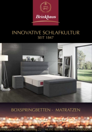 Katalog Boxspring Brinkhaus 2017